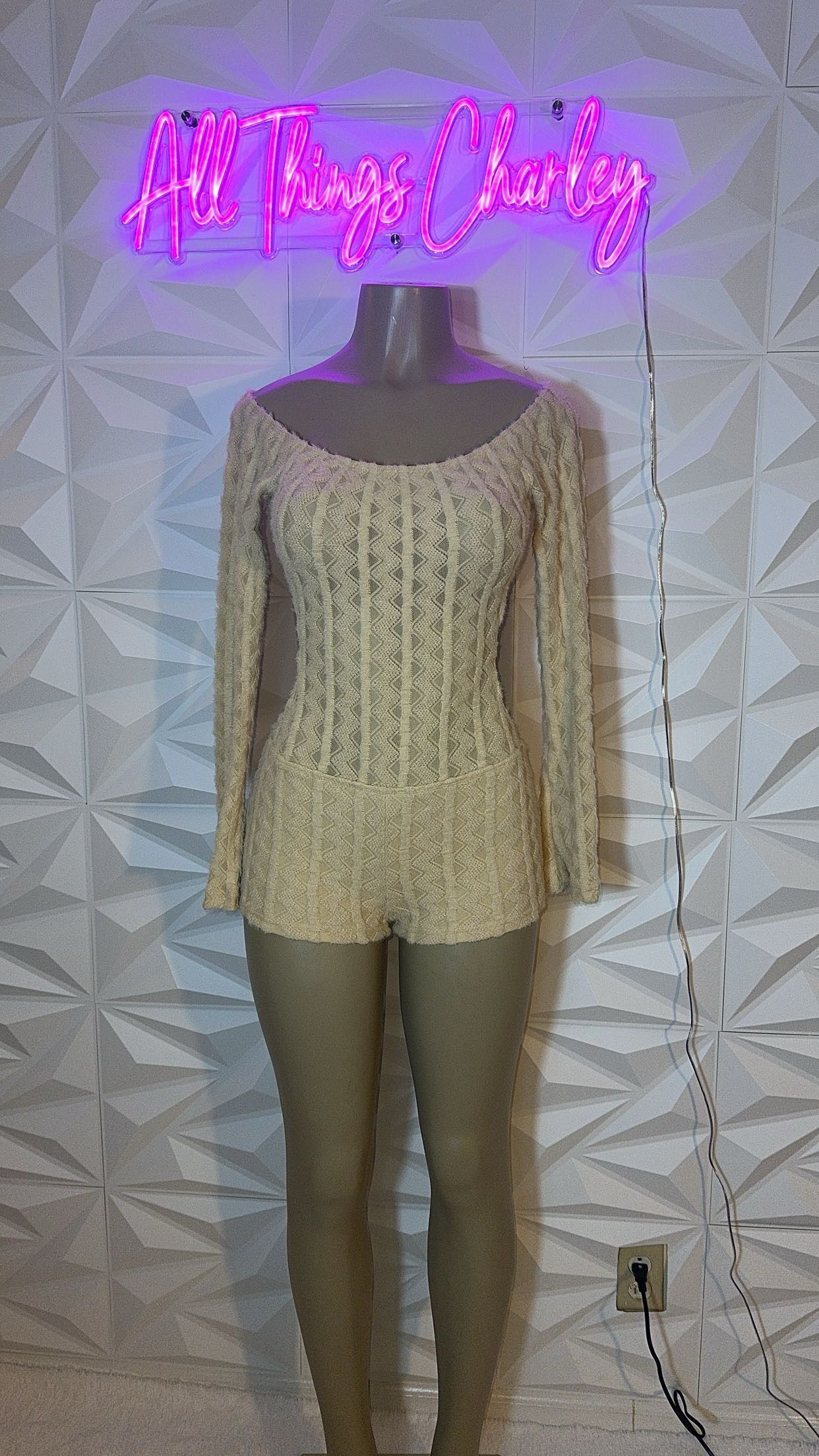 Off the Shoulder Romper